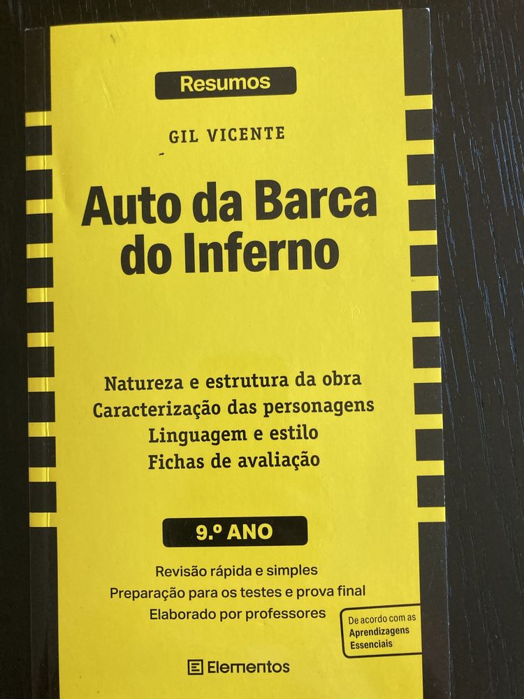 Resumos auto barca do inferno
