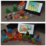 Lego Duplo pociag 109847 oraz 10946