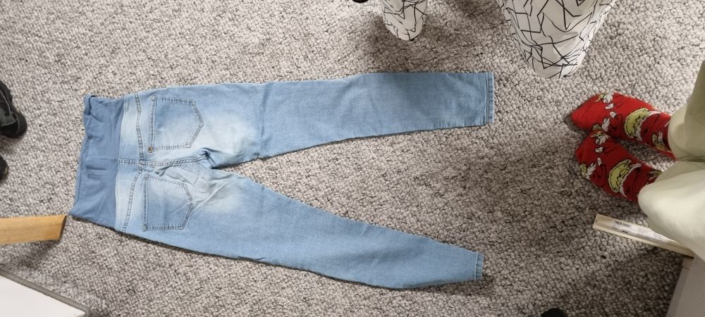 Jeansy damskie ciążowe rozmiar 38