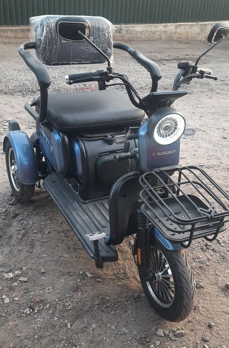 Электротрайк Crosser Кроссер TR - 1 електровелосипед 600 вт 72В20А

Ис