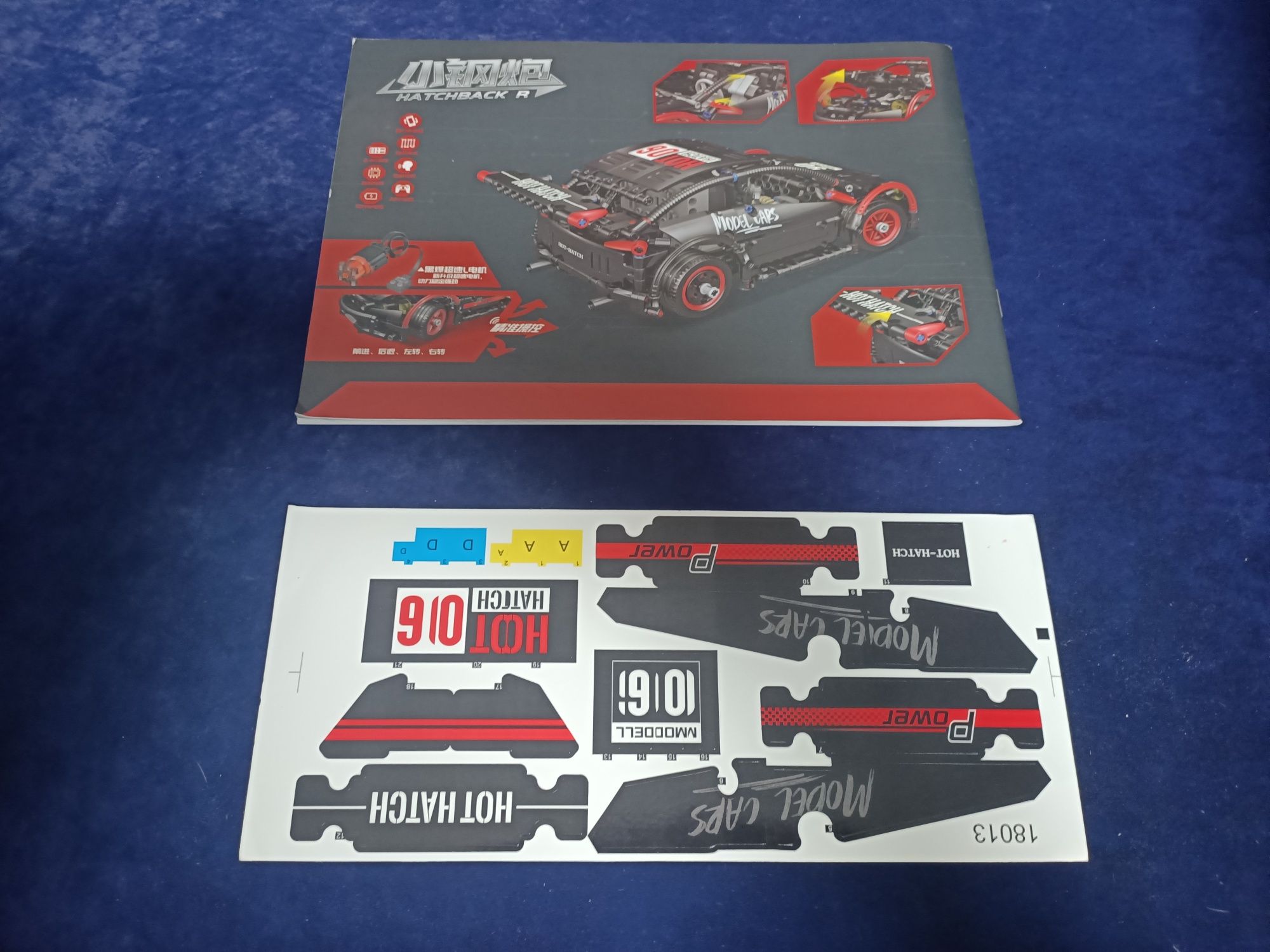 Mould King technic samochód wyścigowy z napędem