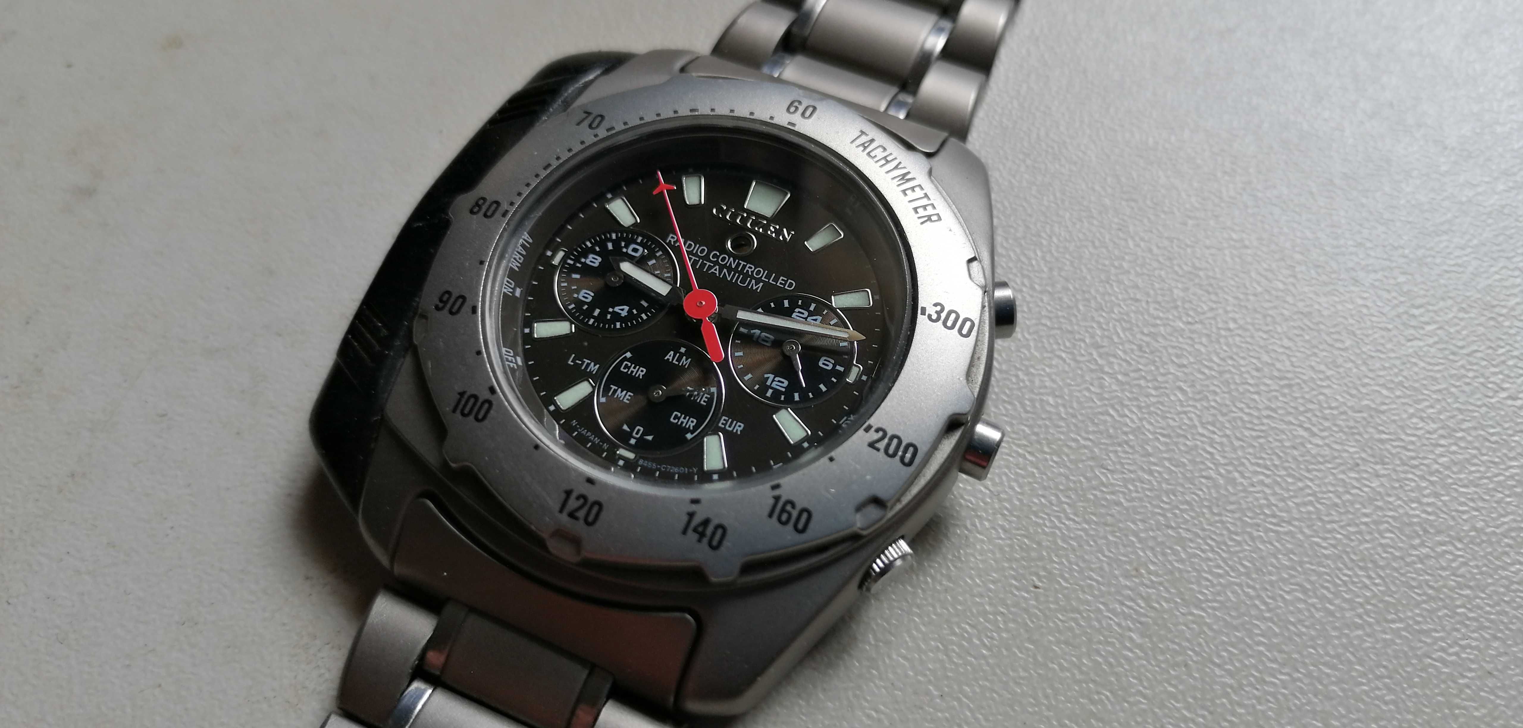 CITIZEN - SPACEMASTER - radio - tytan - zegarek - 2
