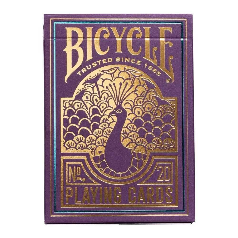Покерные карты Bicycle Purple Peacock