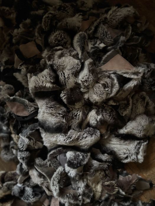 Szynszylorex , futerkowe kawałki , odpad futerkowy , rękodzieło