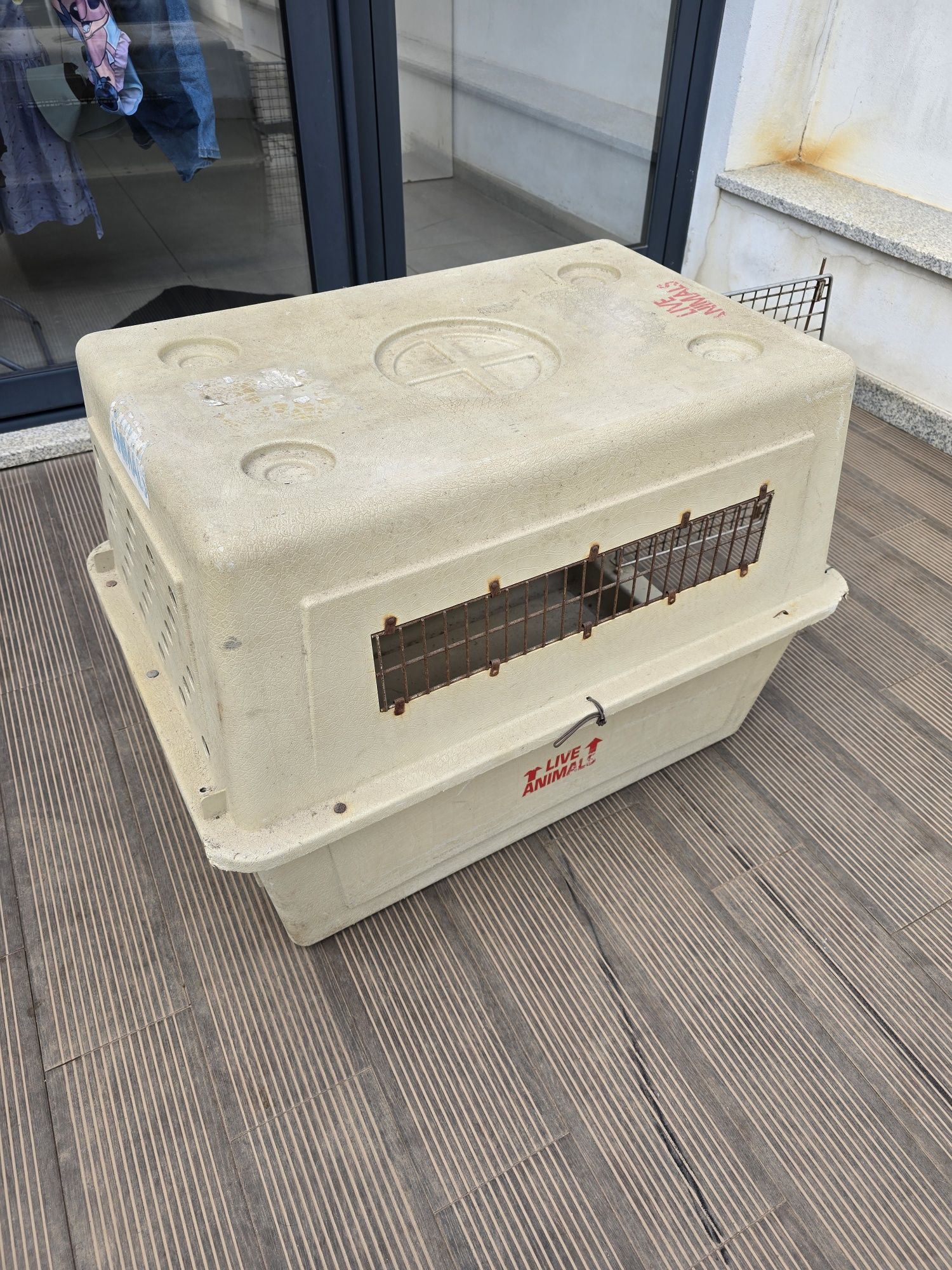 Caixa transportadora animais