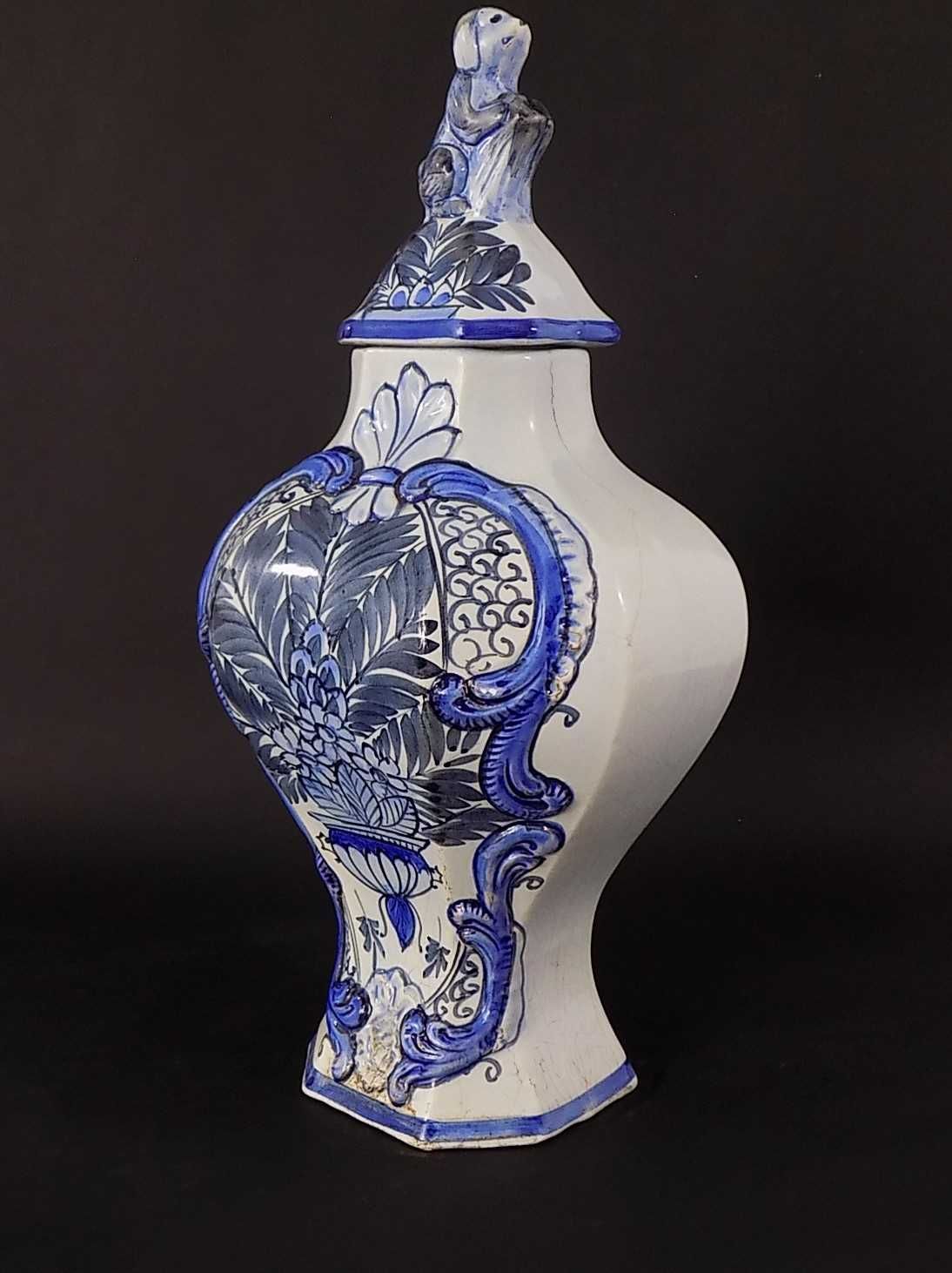 Wazon balasowy Delft XIX wiek