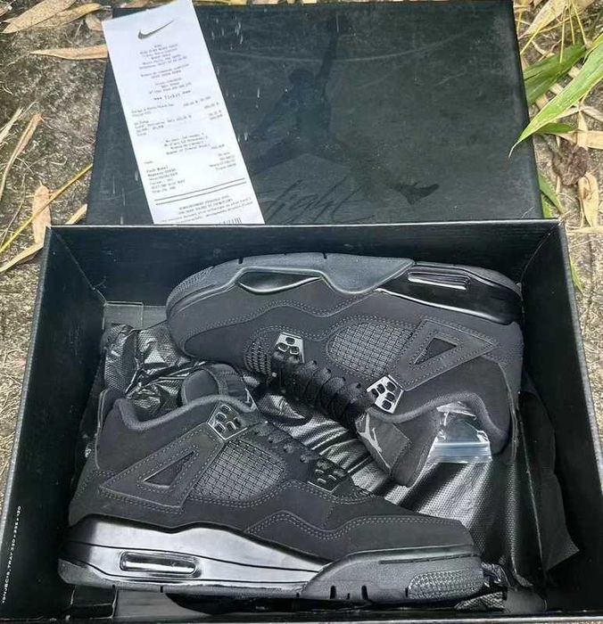 Buty Trampk Jordan 4 Retro Black Cat R.45