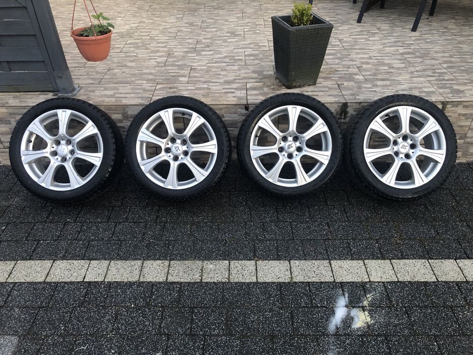 Alufelgi Felgi Koła z nowymi oponami zimowymi 225/45/17 5x112 R17