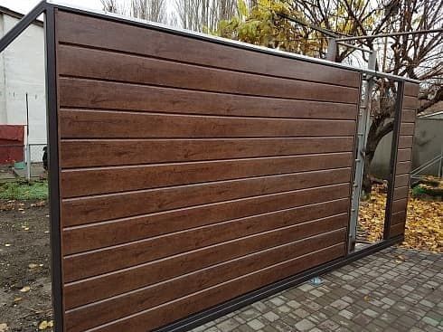 Ворота откатные. Кансольные ворота.