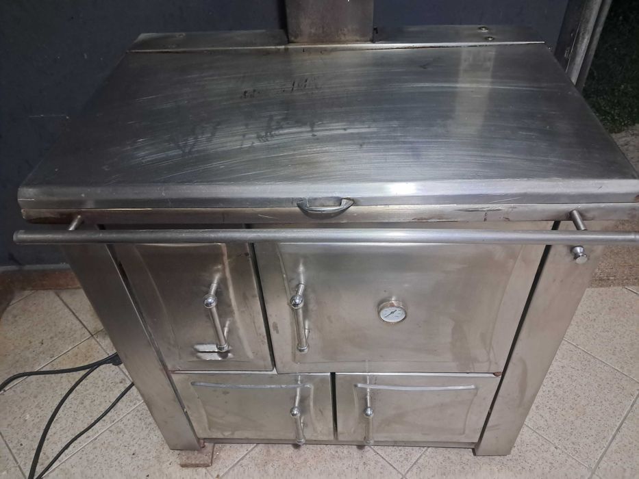 Fogão lenha inox