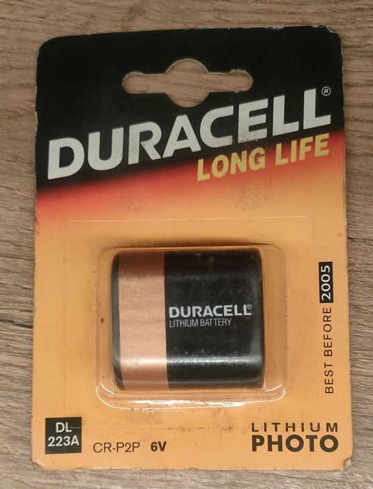 Bateria DURACELL 6V Long Life DL223A, CR-P2P