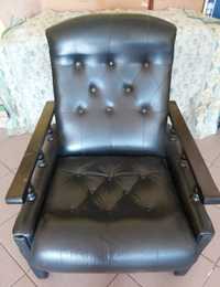 Fotel skórzany używany