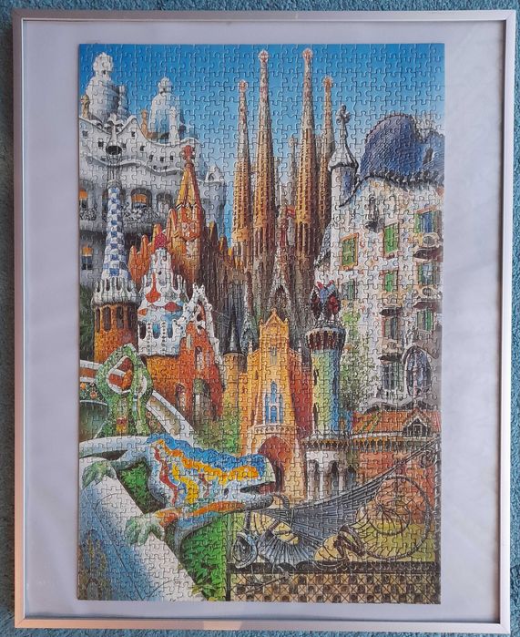 Quadro Puzzle - Antóni Gaudí i Cornet, Barcelona (DOAR)