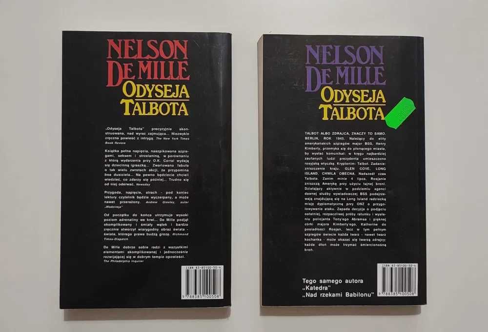 Odyseja Talbota - Nelson DeMille