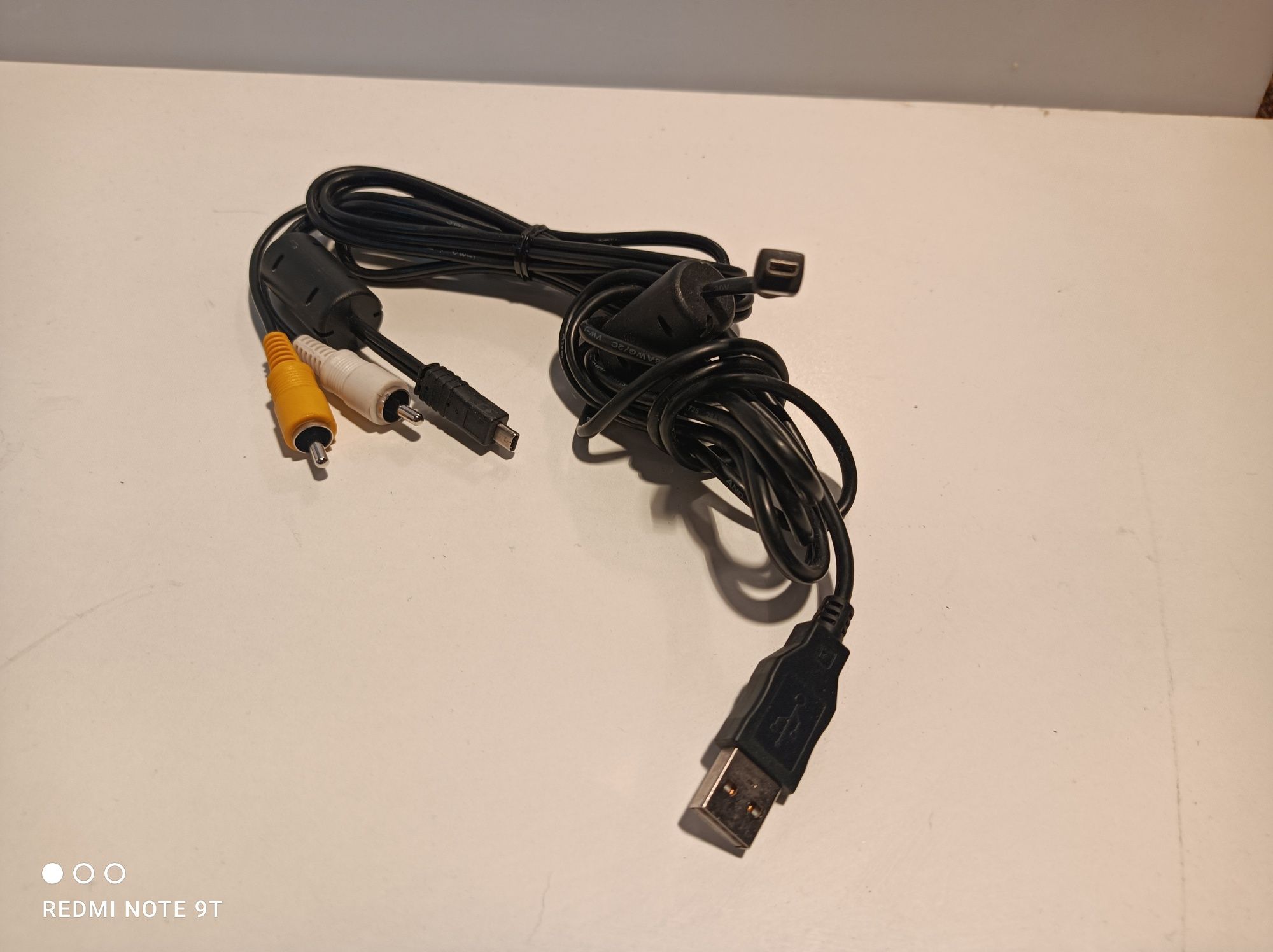 Kable do kamery RCA + USB