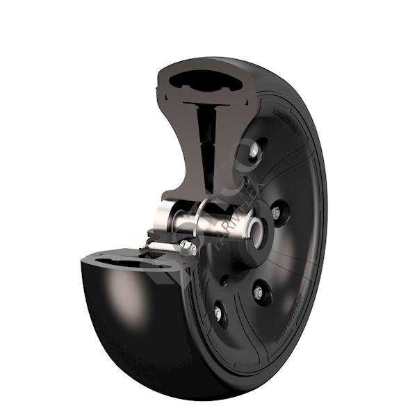 Rolka, Koło dogniatające KONGSKILDE 300x100mm