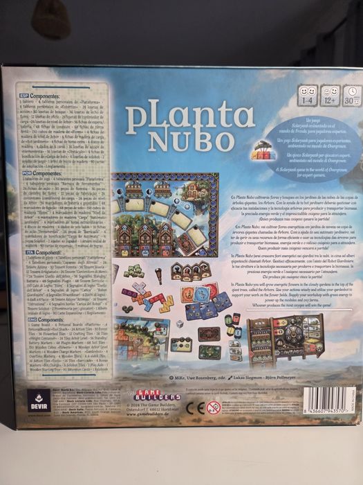 Jogo tabuleiro Planta Nubo para troca