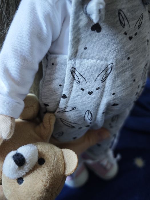 Lalka materiałowa Lullu dolls z misiem