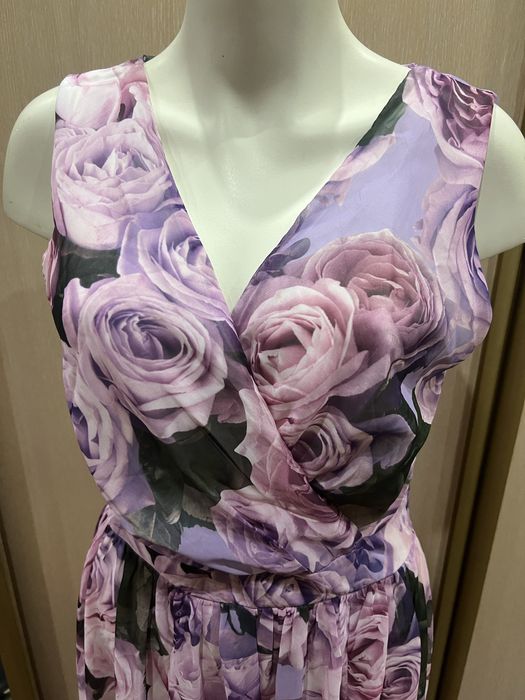 Sukienka maxi w kwiaty