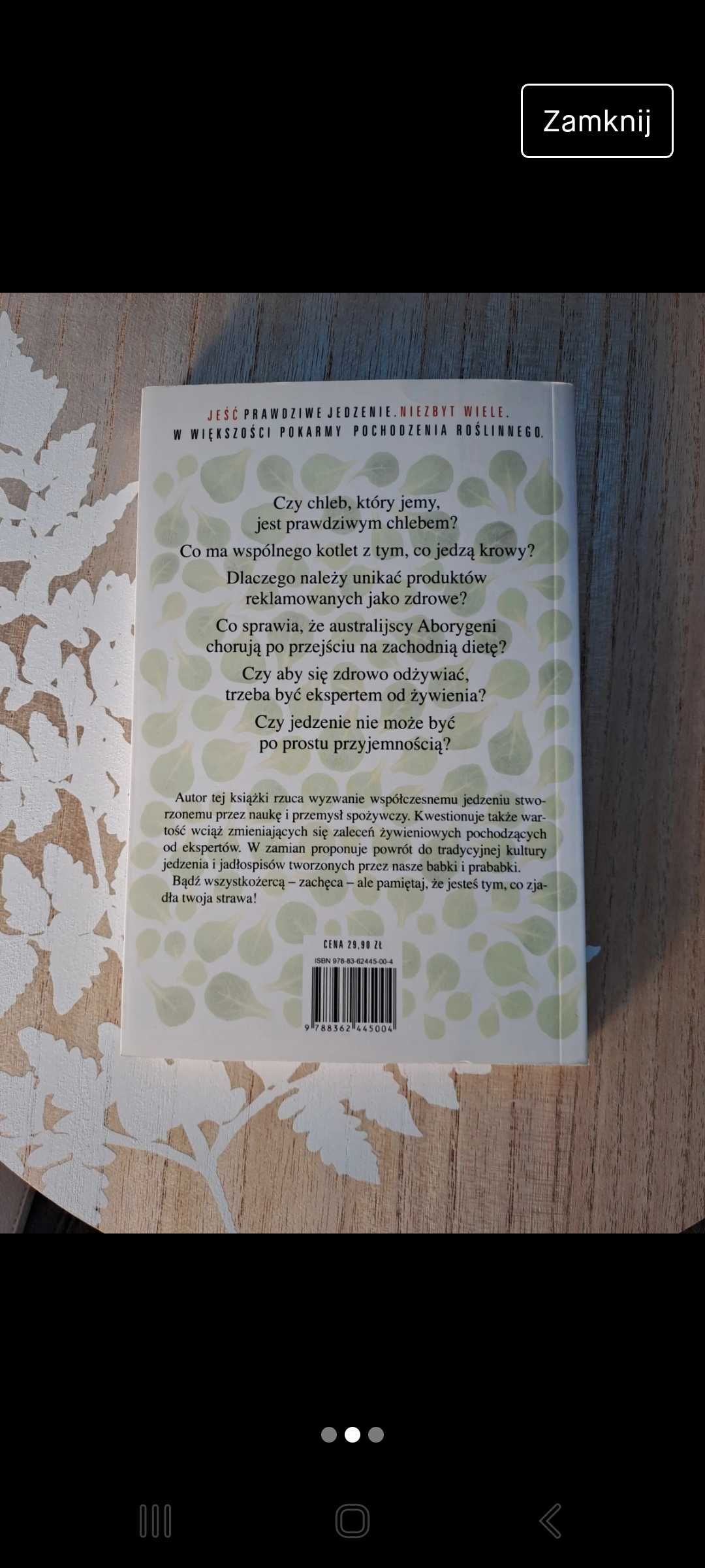 W obronie jedzenia. Manifest wszystkożerców. Michael Pollan