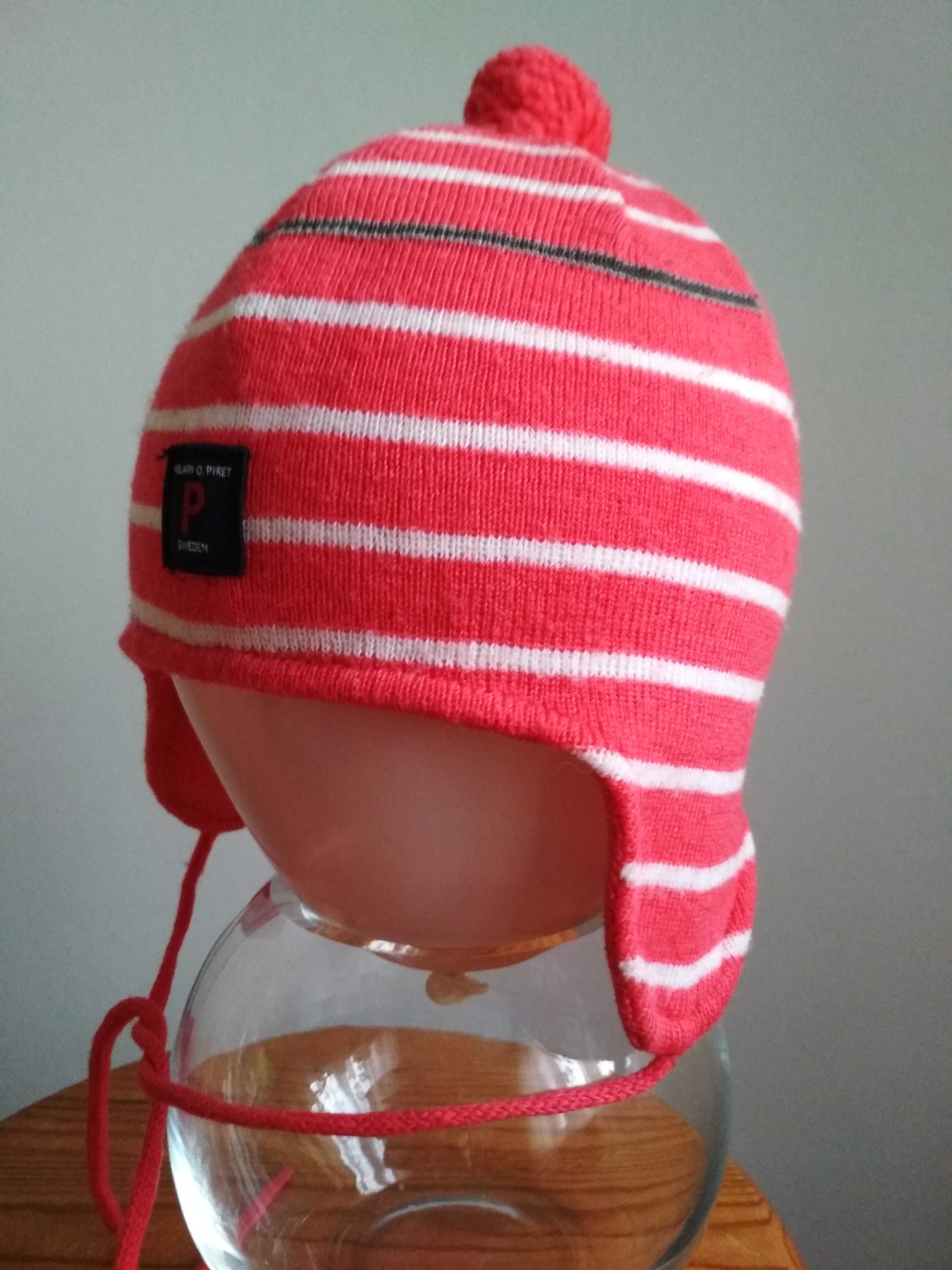 Czapka Polarn O. Pyret 50% Merino rozm.48/50 (9mies.-2 lata)