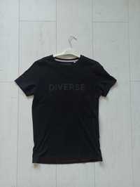 Koszulka męska M Diverse czarna Basic tshirt