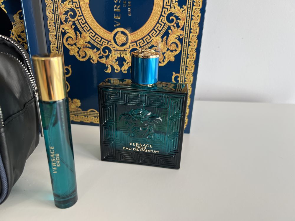 Versace Eros Eau De Parfum 100 ml + 10 ml travel set kosmetyczka