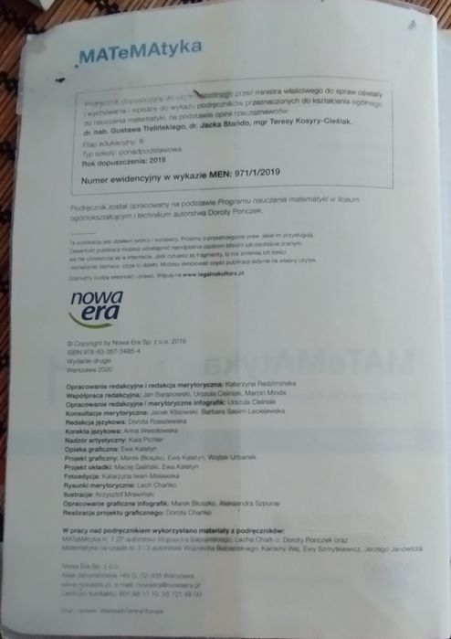 Podręcznik do matematyki MATeMAtyka 1