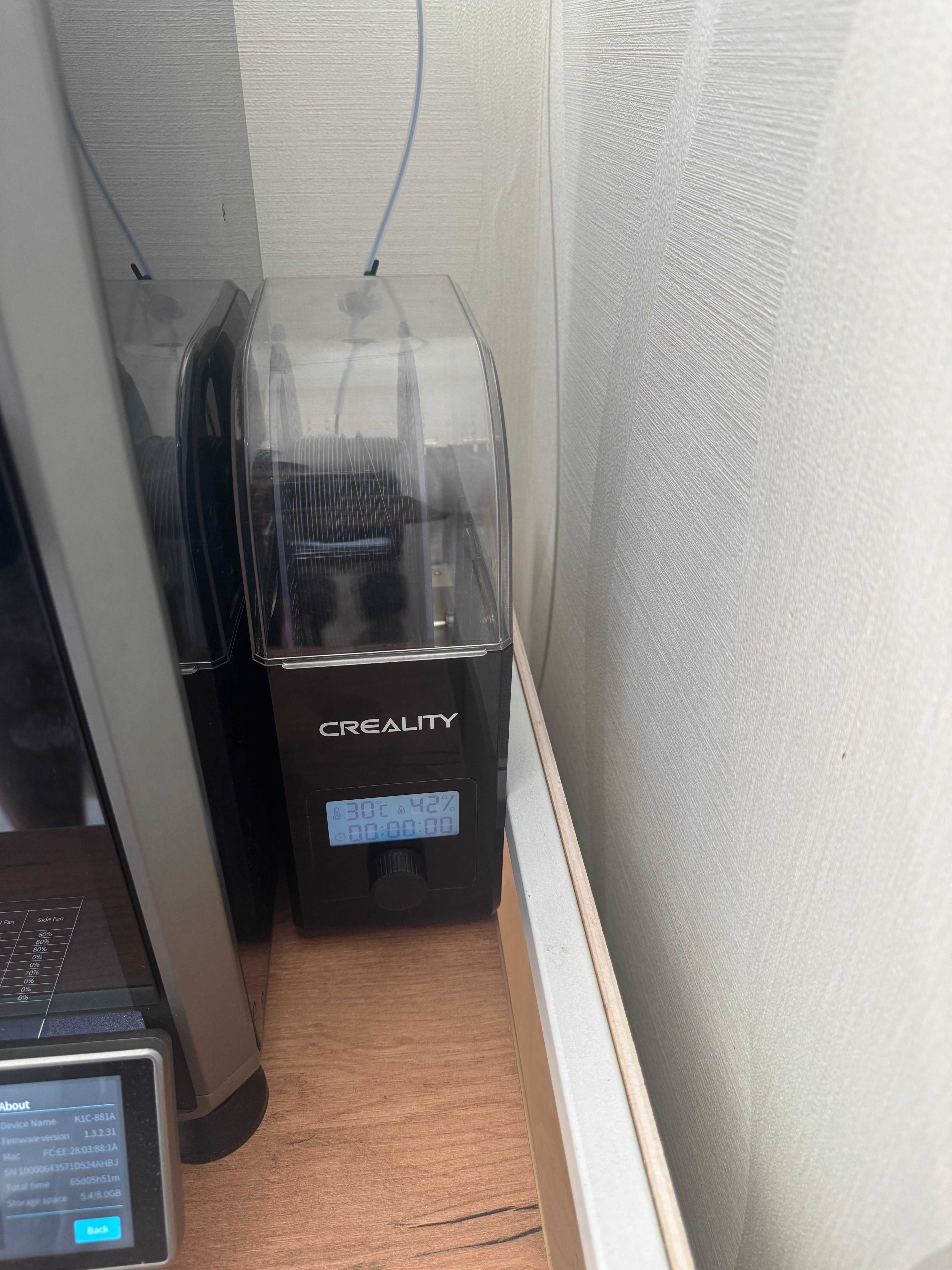 3д принтер Creality K1C | Creality Filament Dry Box 2.0
