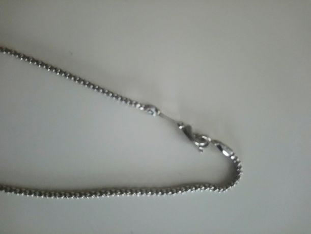 łańcuszek srebrny poo naprawie dł25 cm