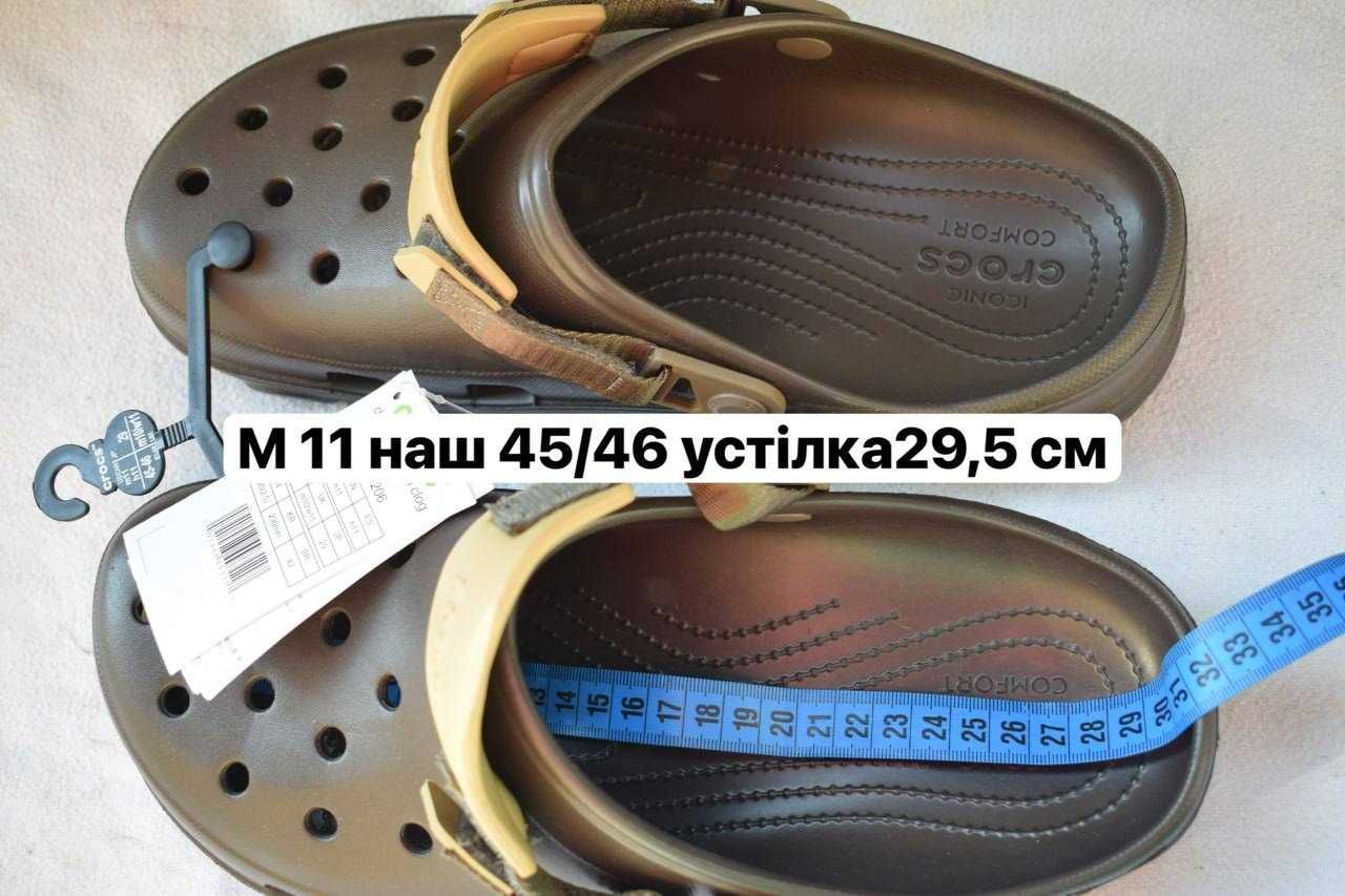 сабо тапки тапочки шлепанцы сандали сандалии кроксы Crocs р. 45 46