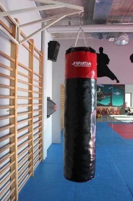 Worek treningowy bokserski 180x40 pusty, gruszka lub skakanka gratis
