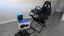 Cadeira playseat challenge, volante, pedais e shifter logitech G923