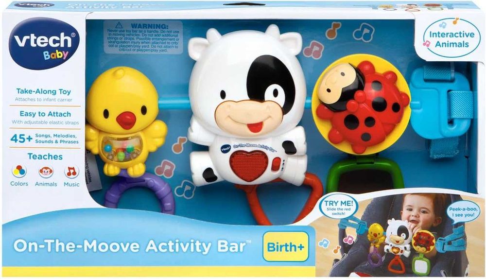 Музыкальная подвеска на каляску автокресло Втеч VTech Activity Bar