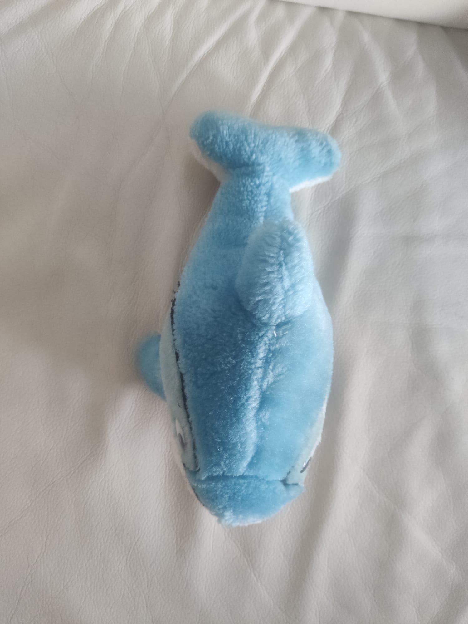 Delfin niebieski maskotka, pluszak