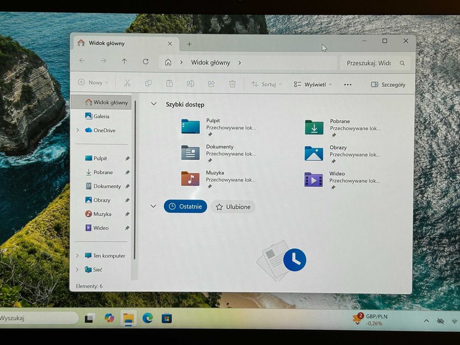Laptop Lenovo ThinkPad T470, i5, SSD 256GB, 8GB RAM  ładny, Win 11.