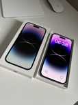 iPhone 14 Pro 128gb Deep Purple Idealny Bateria 100%