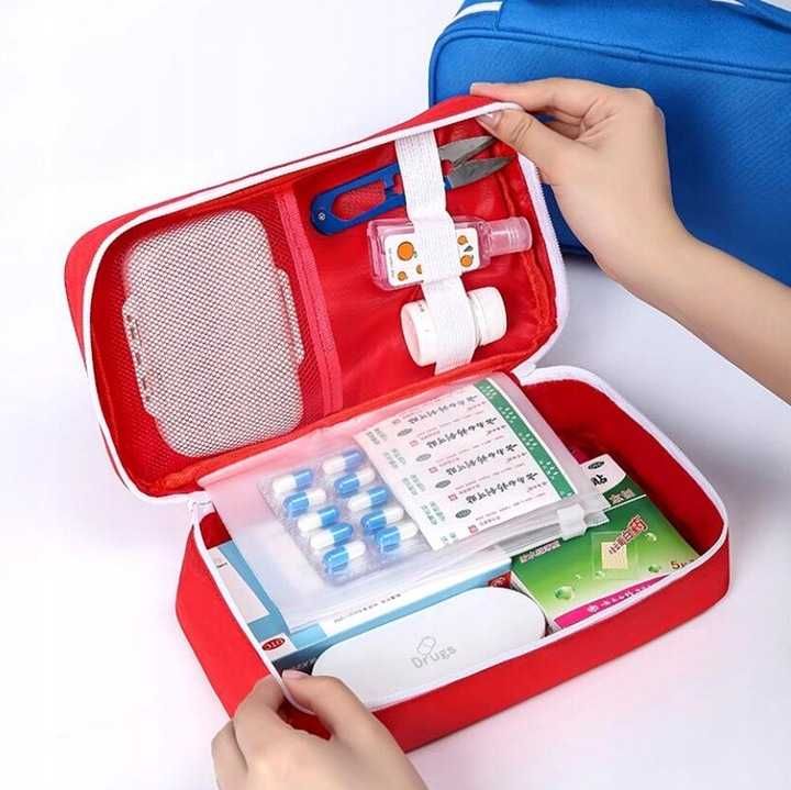 Zestaw Apteczka medyczna domowa podróżna 3szt leki