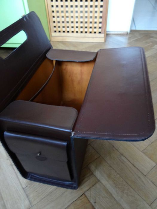 Skórzana torba lekarska Gal-Skór PRL lata 80.