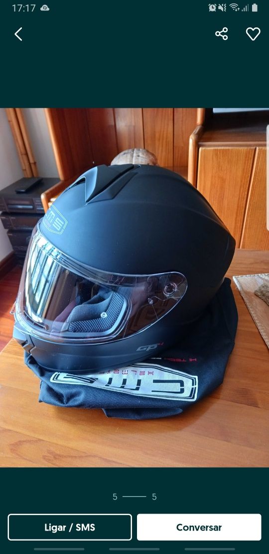 Capacete cms preto