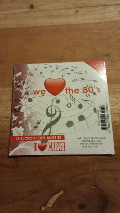 Cd We love the 80's 15 sucessos dos anos 80