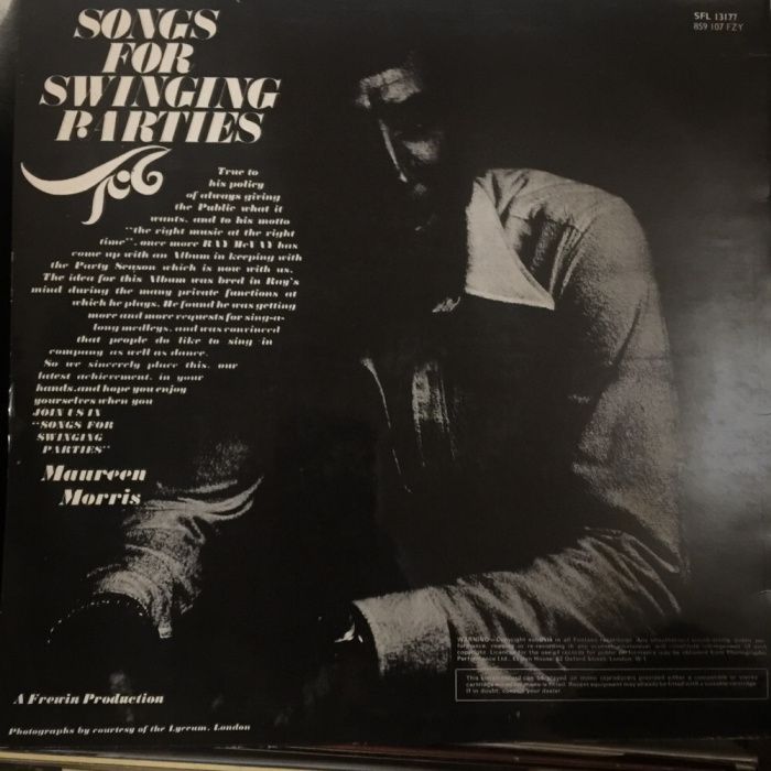 Vinil Songs for swinging parties - Ray McWay - 1969