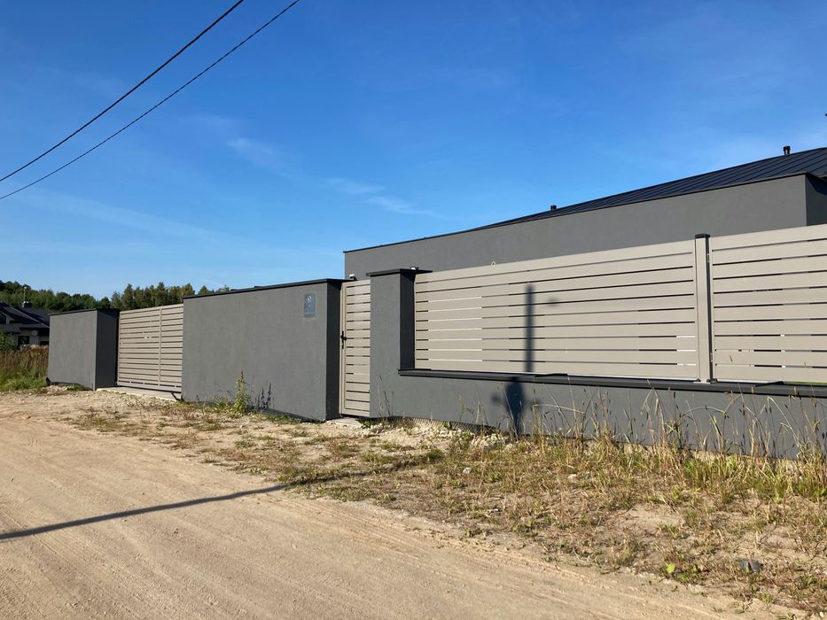 Ogrodzenia kompleksowo frontowe fundament murowanie Joniec Konekt