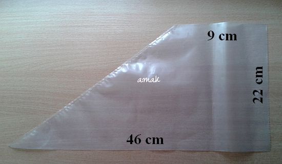 Rękaw Worek Cukierniczy Foliowy Dantom 46Cm 10 Szt