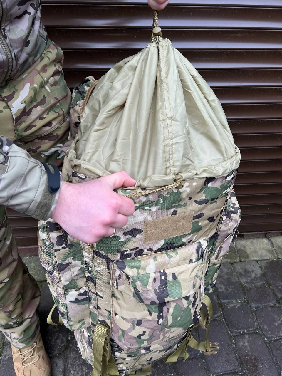 Тактичний великий армійський рюкзак  мультикам