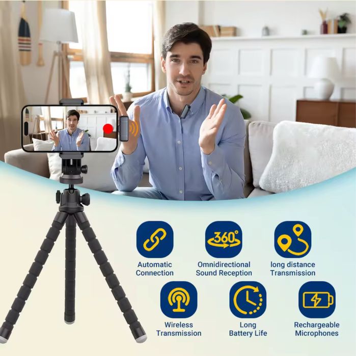 Петличний мікрофон для Iphone LUXCEO M6 Lightning петличка