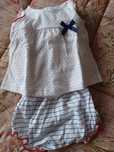 Conjunto menina - 6 meses.