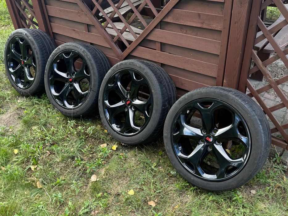 Koła Ford R18 5x108 ET55 Mondeo Kuga itp. Czarne felgi alufelgi