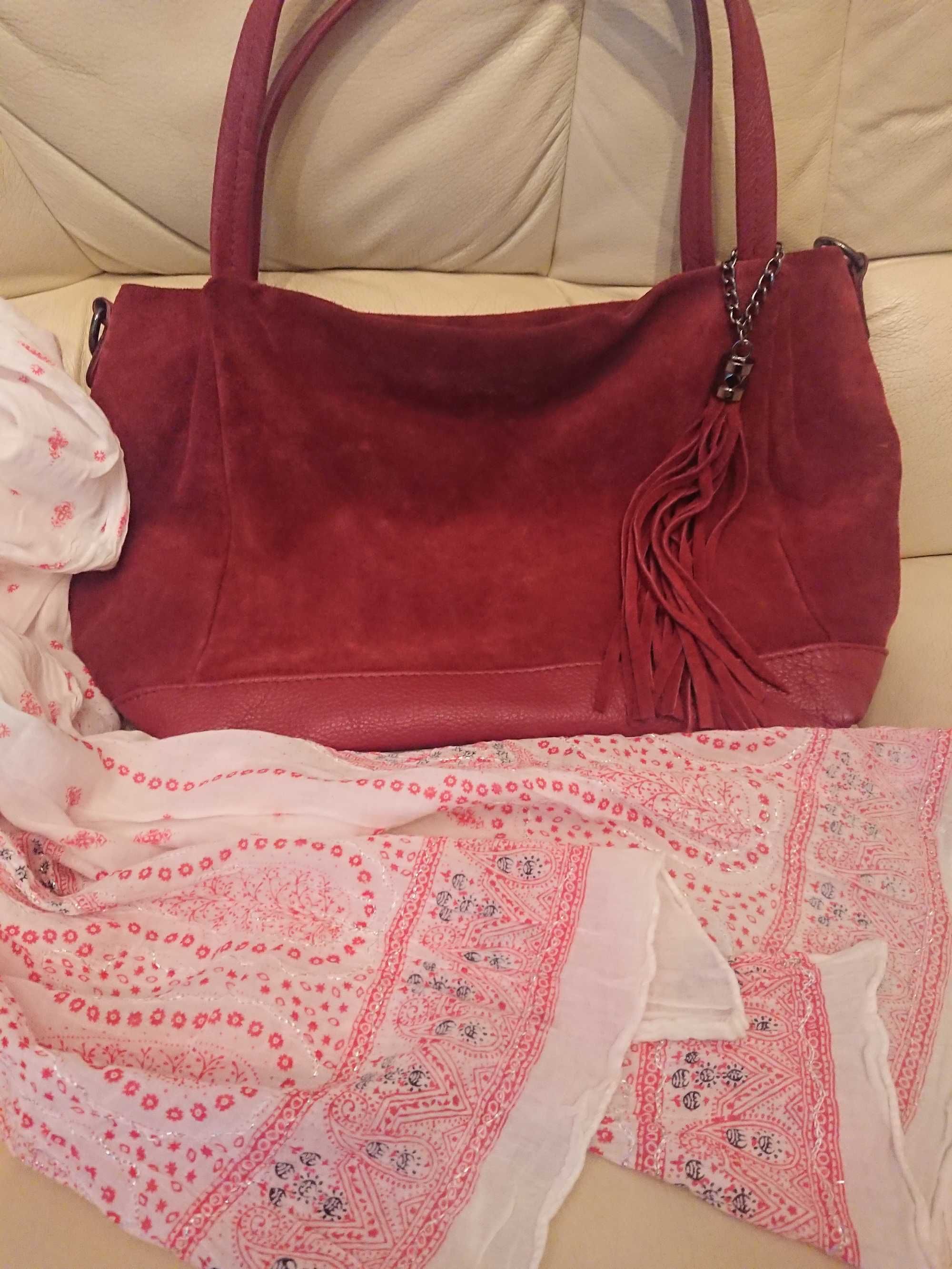 Torebka Genuine Leather