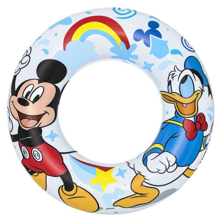 mickey koło kółko dmuchane do pływania dla dzieci